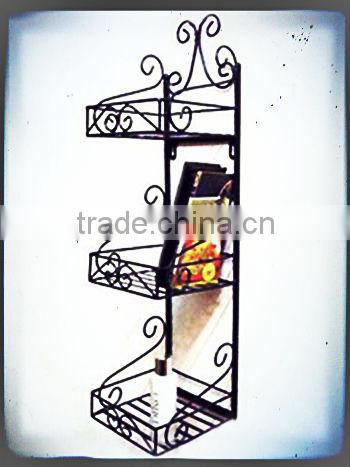 home decor metal wooden shelf decorative floating shelf,decor wall shelf,wall floating shelf/ hanging furniture