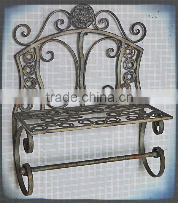 home decor metal wooden shelf decorative floating shelf,decor wall shelf,wall floating shelf/ hanging furniture