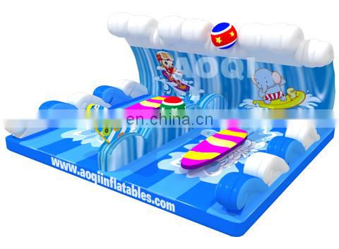 2015 new design surfing board inflatable game