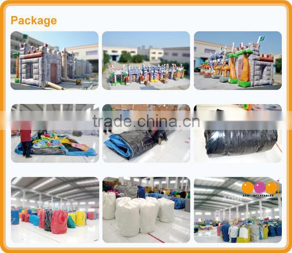 Hugh water play equipment inflatable water park children water slide pool for sale