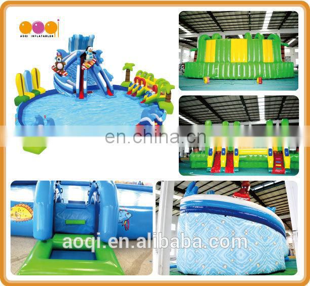 2015 new design fashional hot seller inflatable water park for commercial use