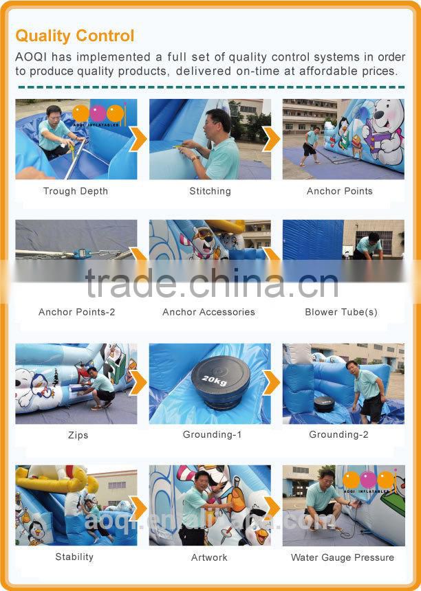Hugh water play equipment inflatable water park children water slide pool for sale