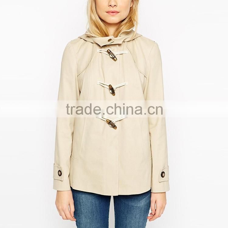 OEM service fashion plain design hoodie custom windbreaker jacket for women