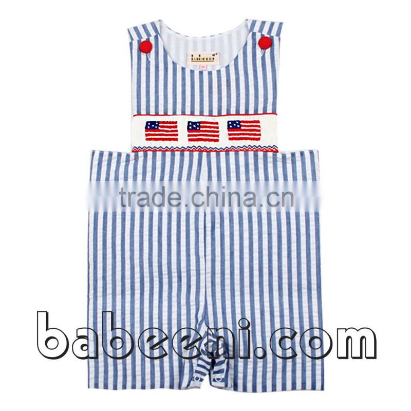 Lovely flags hand smocked boy jon jon