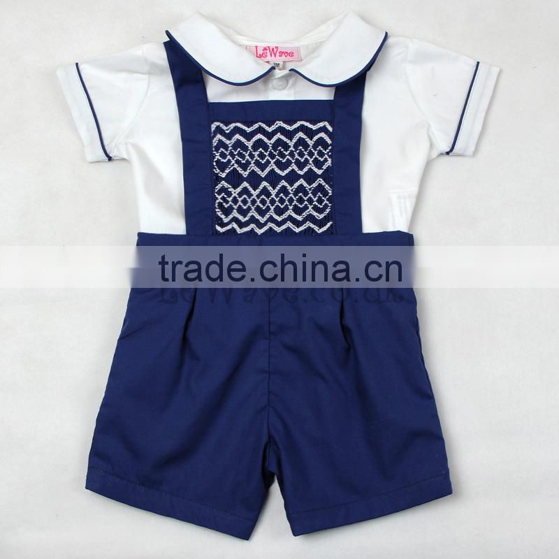 Lovely flags hand smocked boy jon jon