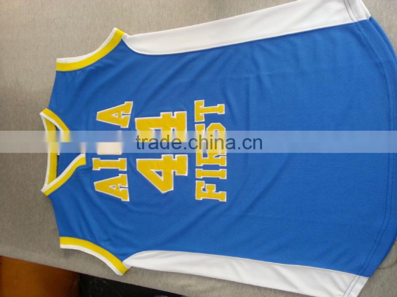 youth Custom Basketball Uniforms 100% Polyester / Sublimated Basketball Uniforms