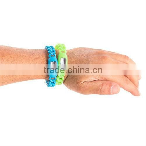 Digital Watch Twisted Bracelet