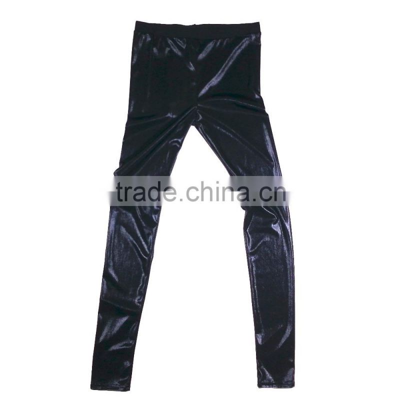 2016 High Rise Leather Look Leggings