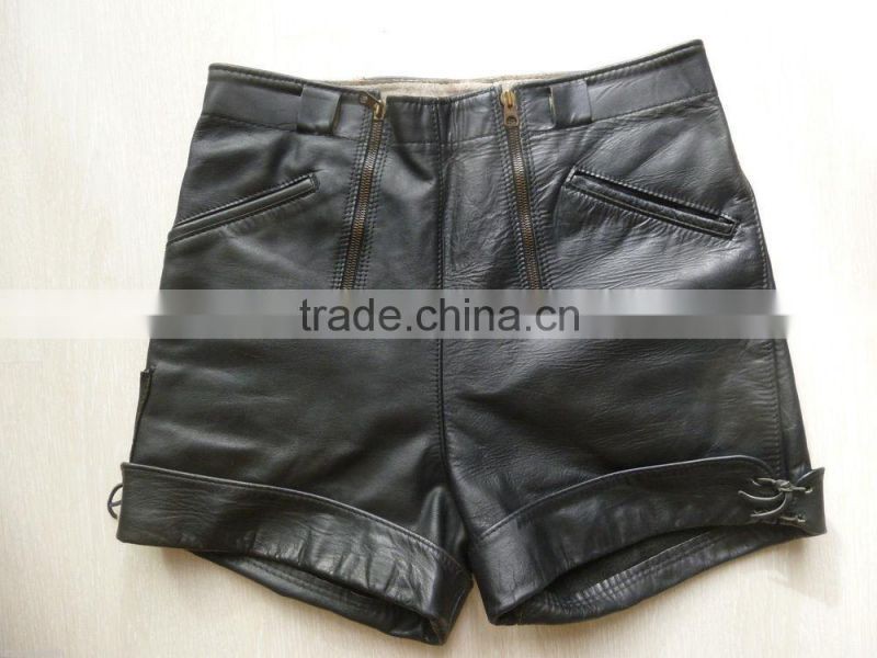 Bavarian Leather Pants as Sexy Boxer Shorts