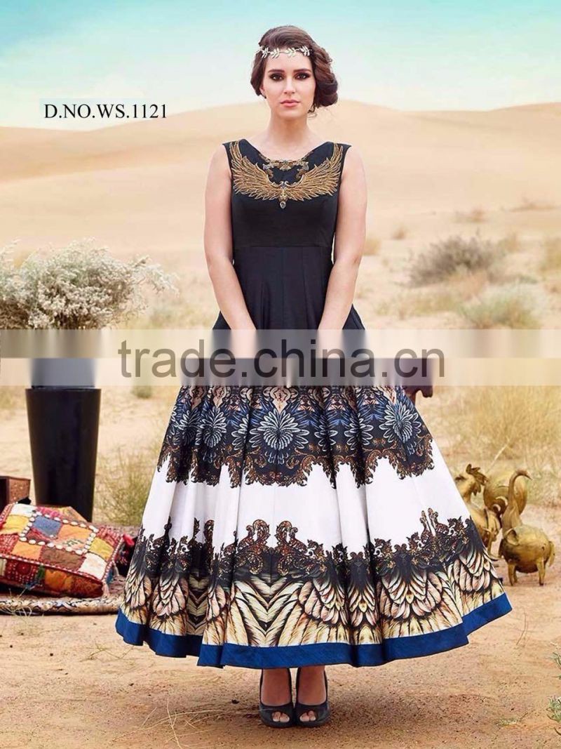 Beautiful Printed Anarkalis Suits