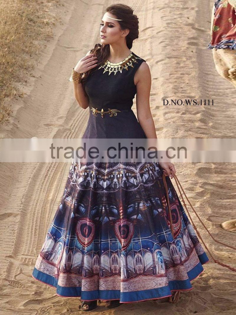 Beautiful Printed Anarkalis Suits