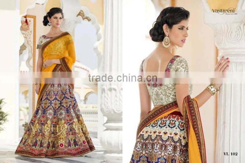Heritage Silk Lehengas