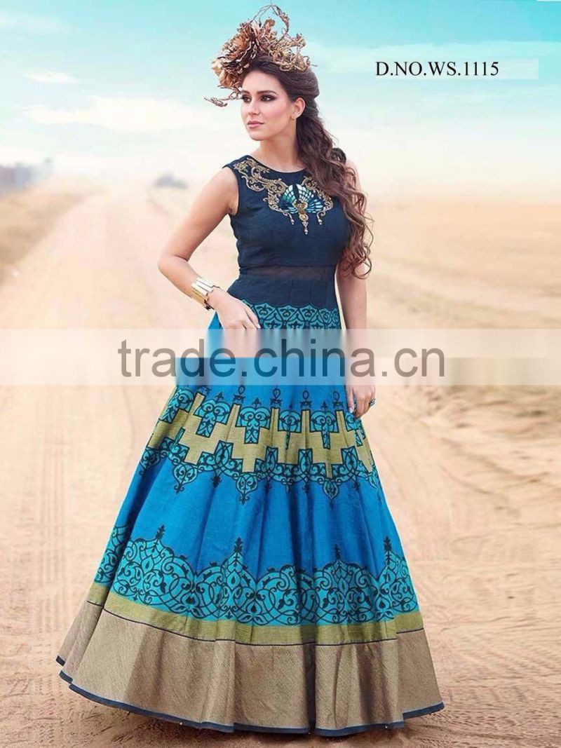 Beautiful Printed Anarkalis Suits