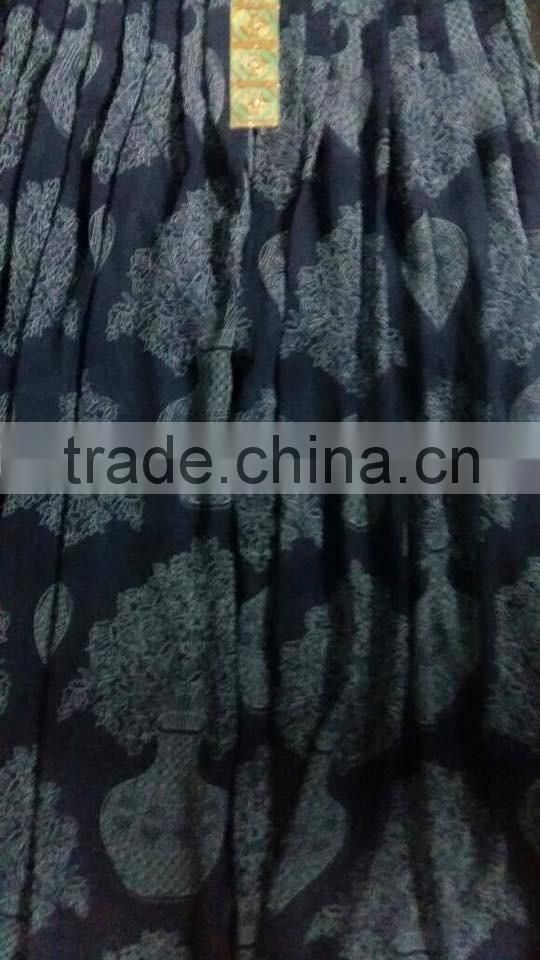 Mid Night Blue Long Jacket Lehenga