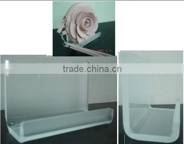 Acrylic purse display stands/ Bag holder/ purse stand