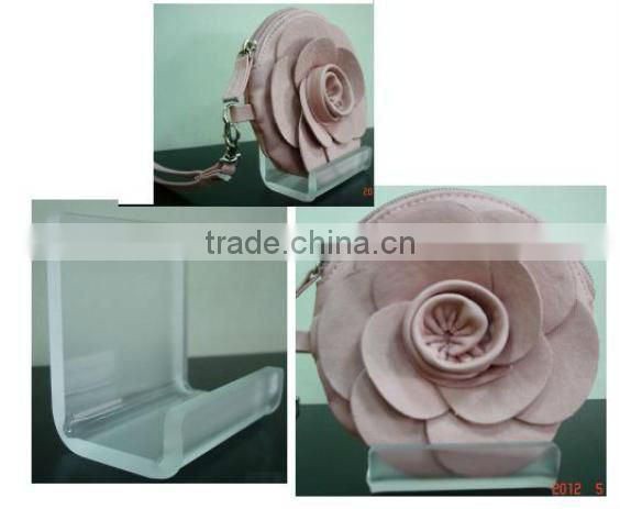 Acrylic purse display stands/ bag holder/ purse stands