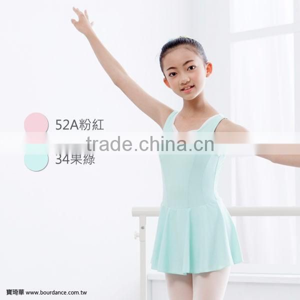 Children tank ballet skited leotard