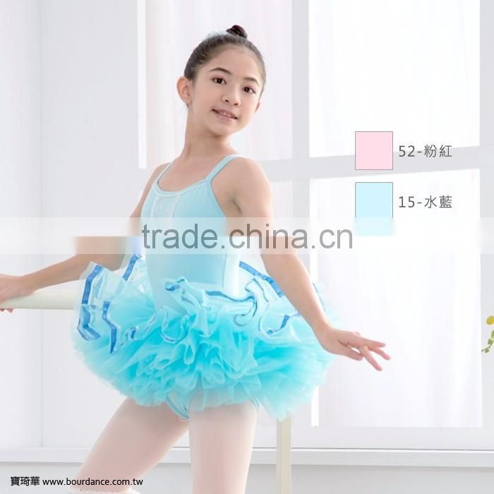 Children tank ballet skited leotard