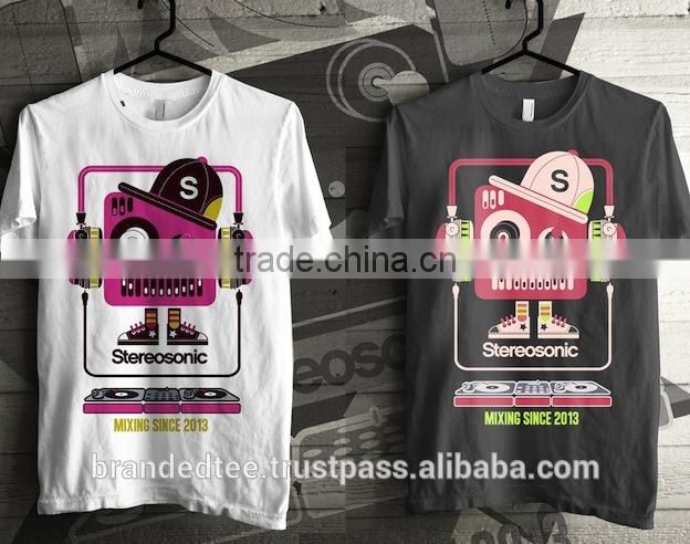 kids plain white cotton t-shirts hot sell for 2015 made by soft fabric