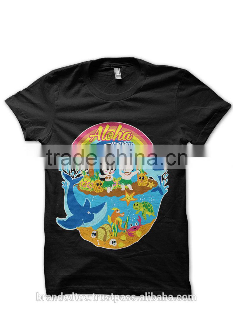 hot sell for 2015 made by soft fabric kids led t-shirts