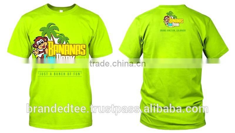 kids t-shirts with flashing lights hot sell for 2015 made by soft fabric