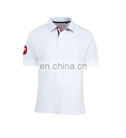 Men's Custom 100% Cotton Striped Short Sleeve Polo Shirt