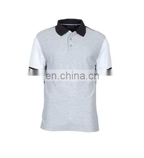 Men's Custom 100% Cotton Striped Short Sleeve Polo Shirt
