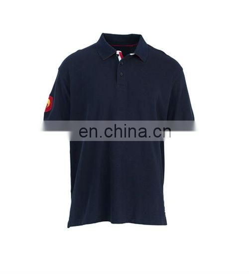 Men's Custom 100% Cotton Striped Short Sleeve Polo Shirt