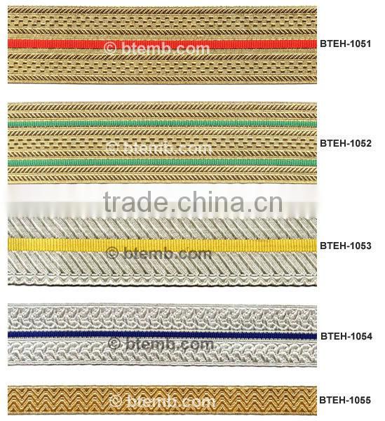 Military Gold Braids | Gold Wire French Braid 45mm