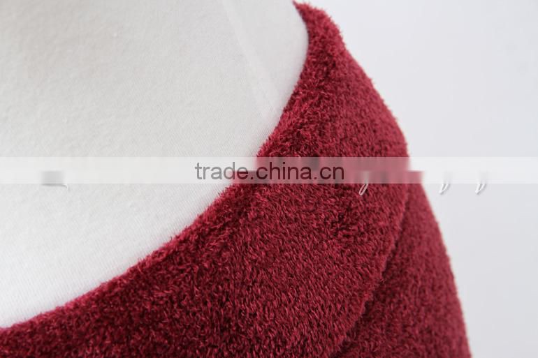 D005853 Soft and comfortable velvet fold over dance girls wholesale gym shorts