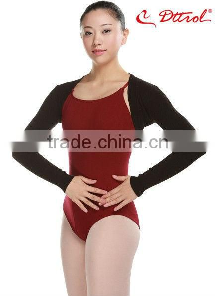 D005017 Ladies western tops knitted long sleeve shrug designs for women