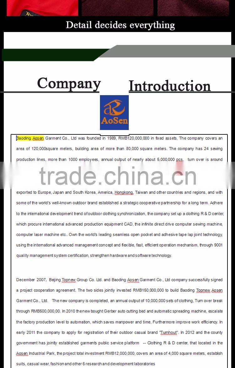 Rongcheng High Quality Manufacture Oem Customized Nylon Ski Jacket