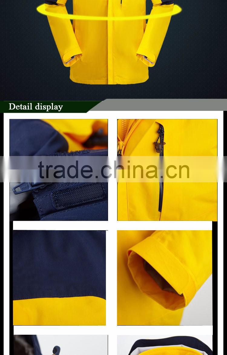 Customize logo 3 in 1 windproof outdoor men winter jackets