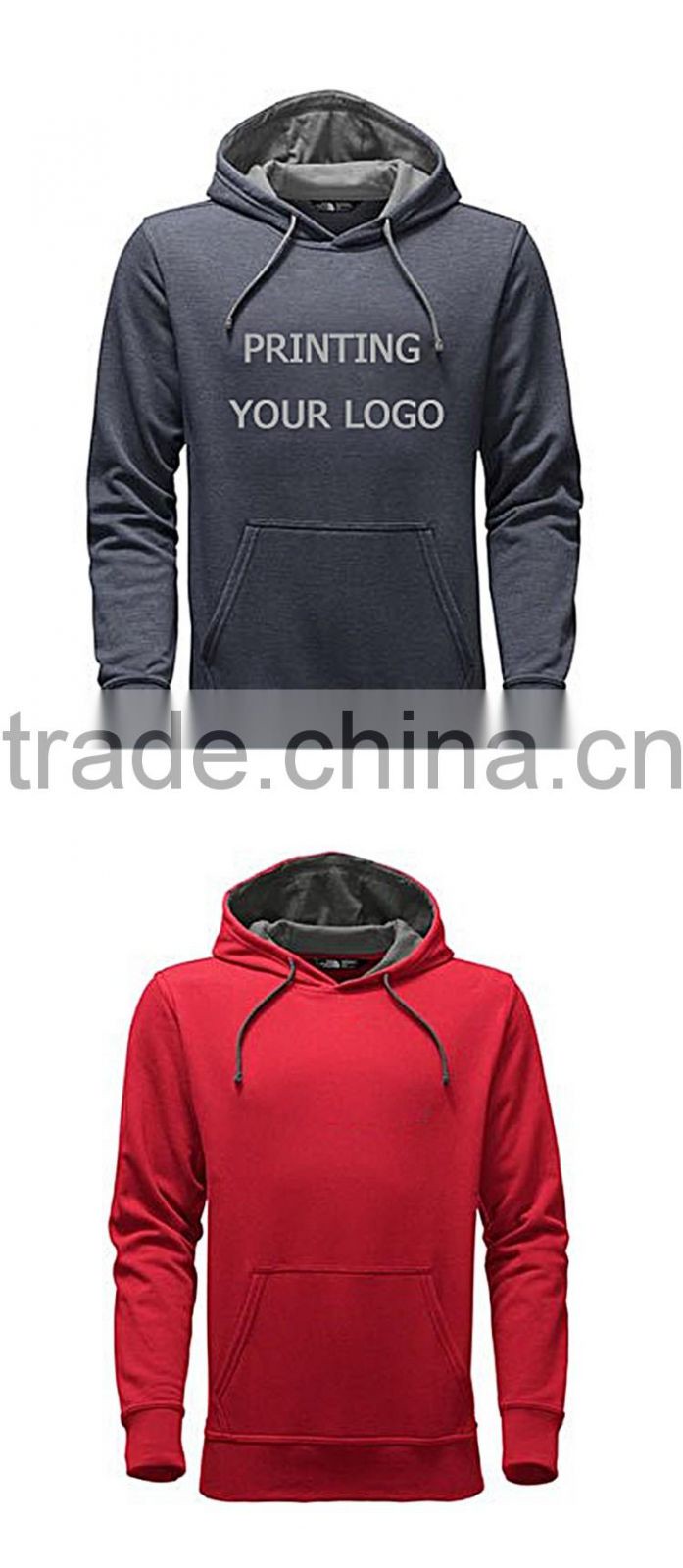 China Wholesale Cotton Men Blank Pullover Custom Hoodies
