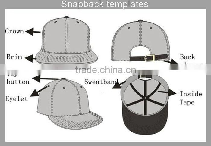 Leather Patch Adjustable Cheap Snapback Camp 5 Panel Hat /Flat Brim Blank Custom Embroidery Wholesale 5 Panel Snapback Cap