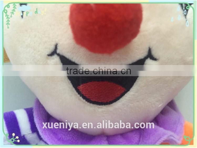 China Newest Soft Stuffed Custom Kids Toys Clown Plush Stuffed Toy