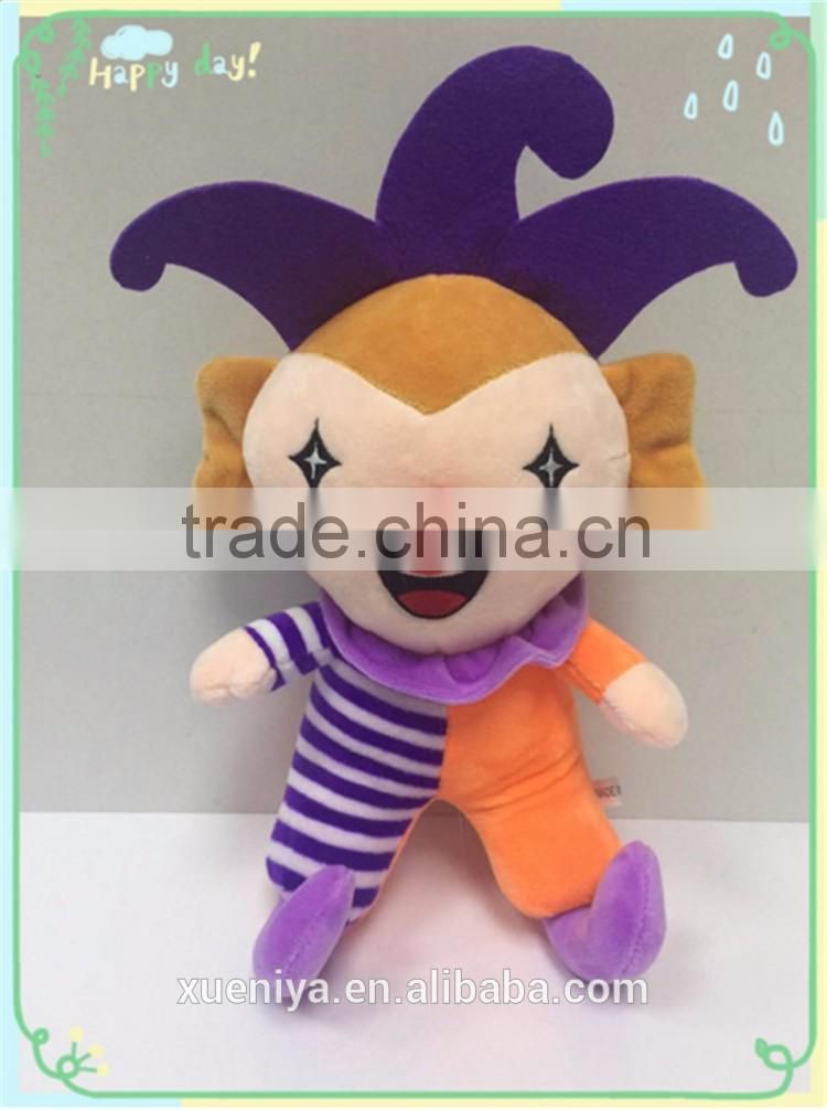 China Newest Soft Stuffed Custom Kids Toys Clown Plush Stuffed Toy