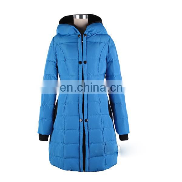 Female feather down jacket ultra light down jacket