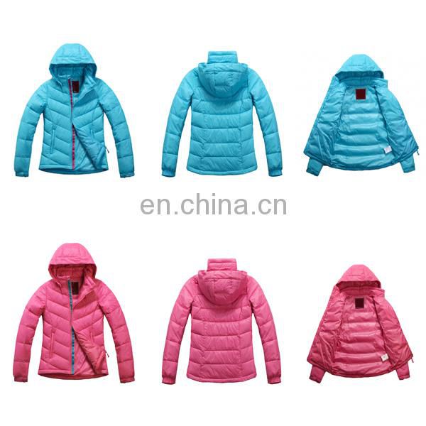 China factory new fashion cheap outdoor duck down jacket down coat
