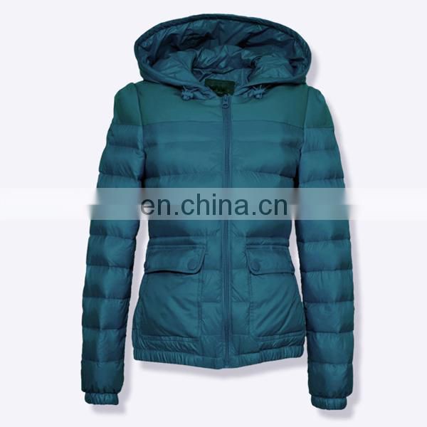 Winter down fashion top quality high hood women coats down jacket