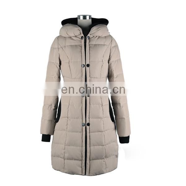 Female feather down jacket ultra light down jacket