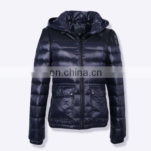 Winter down fashion top quality high hood women coats down jacket