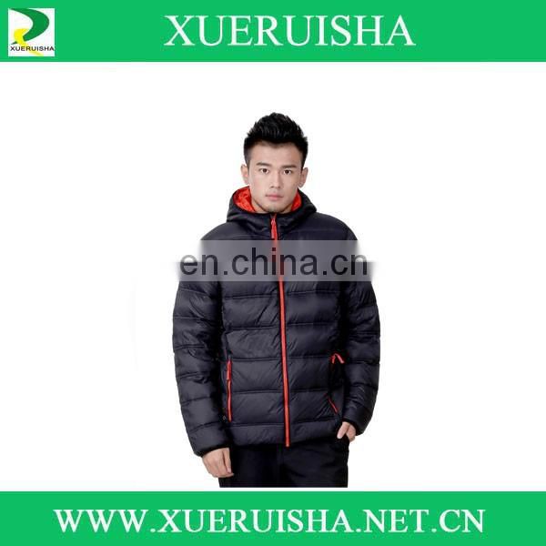 brand duck down male winter jacket made in China