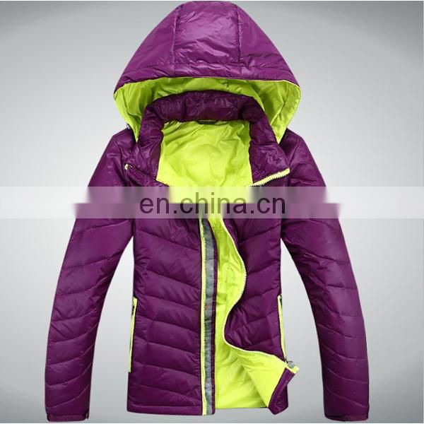The new lightweight colorful down jacket down winter coat wholesale