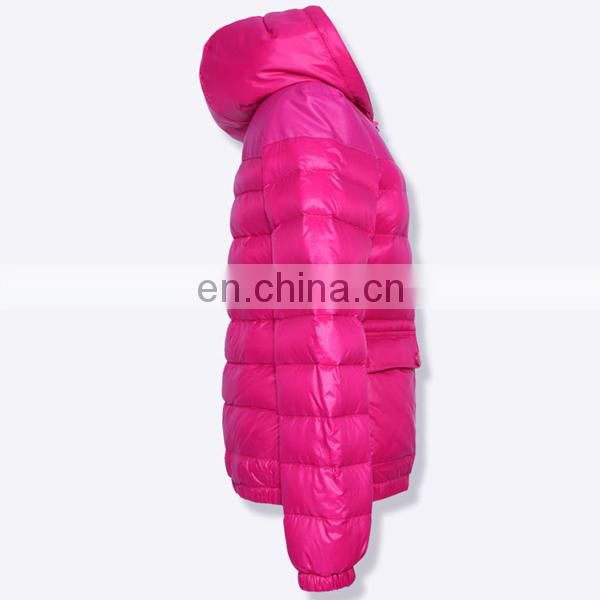Winter down fashion top quality high hood women coats down jacket