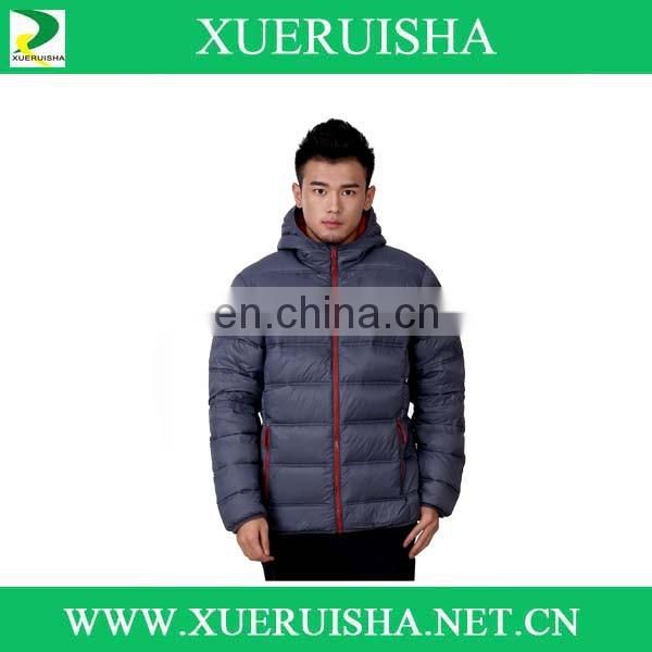 brand duck down male winter jacket made in China