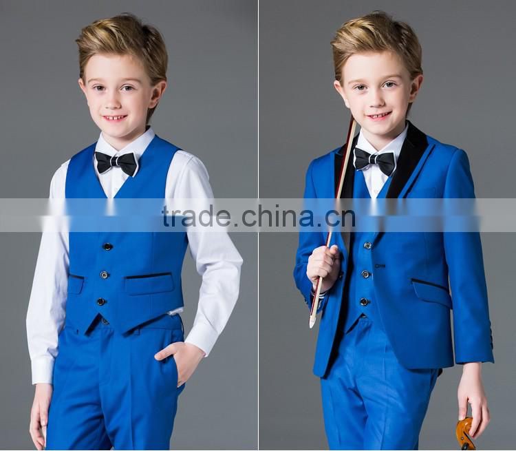 ELPA formal designer slimming wholesale blue3 piece boys tuxedo suits