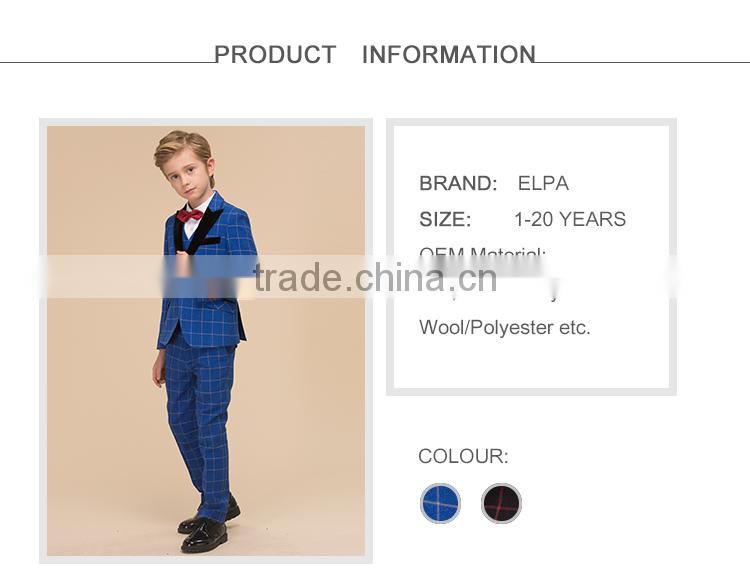ELPA blue boy suits tuxedo for kids
