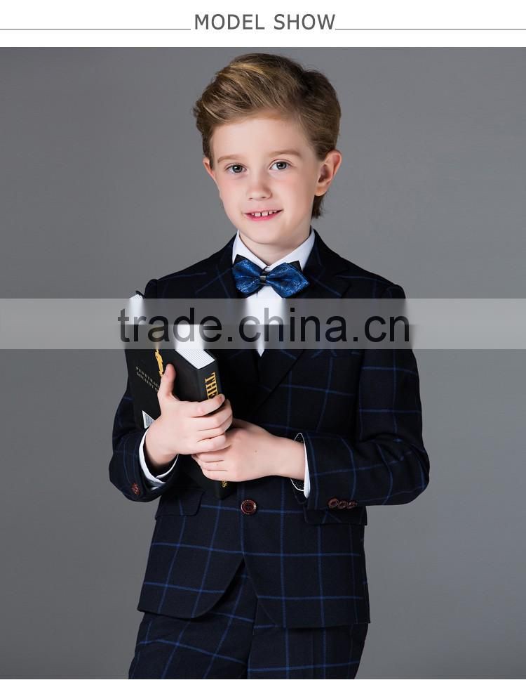 ELPA plaid designer wholesale 3 piece kids boys suits casual suits for Boys