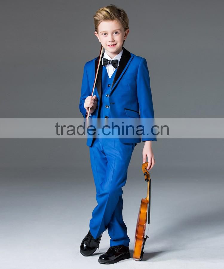 ELPA formal designer slimming wholesale blue3 piece boys tuxedo suits